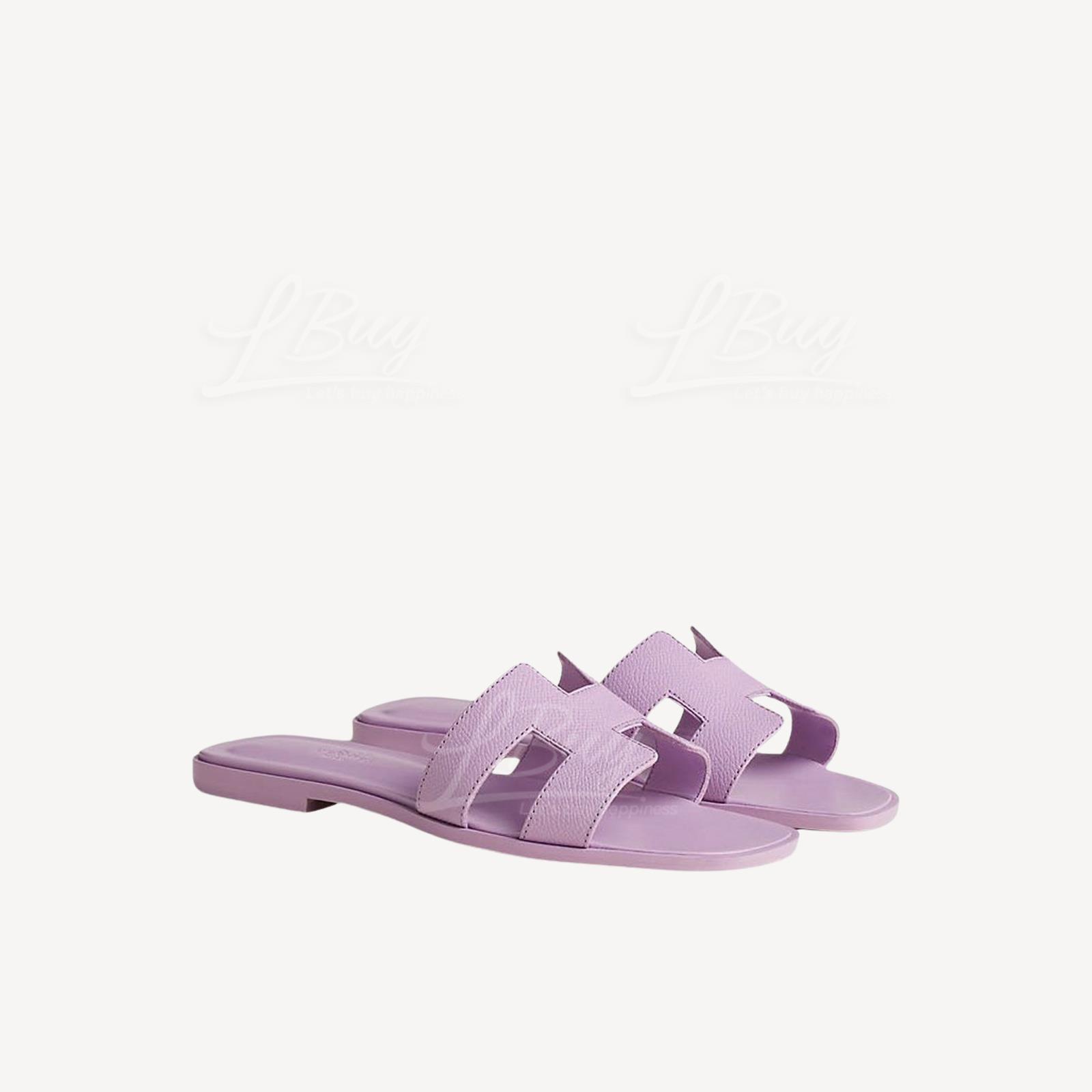 Hermes Oran Sandal Violet Améthyste 凉鞋 紫水晶