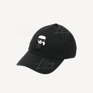 Karl Lagerfeld老佛爺黑色帽