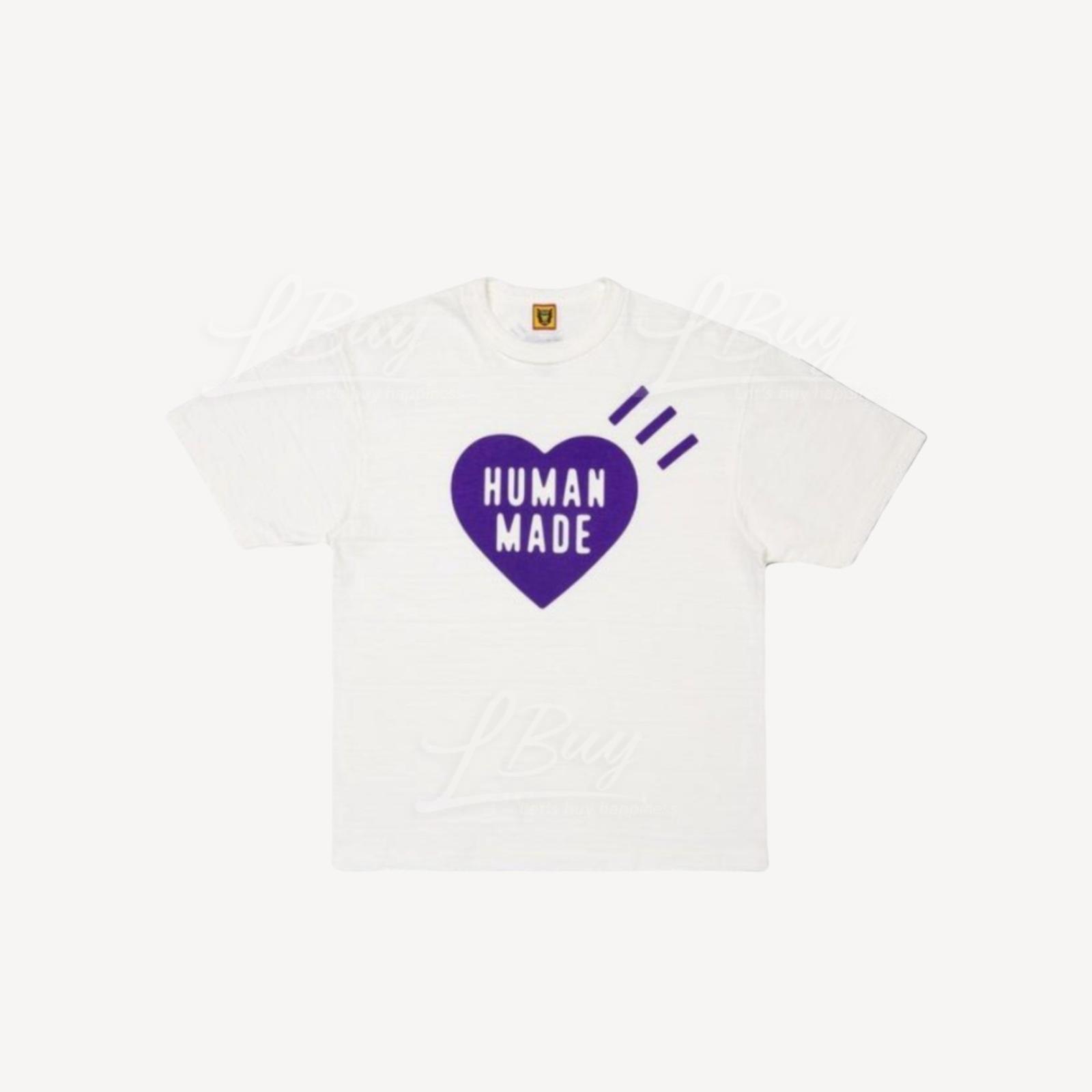 Human Made-Human made 福岡限定白色紫色短袖Tee T-Shirt