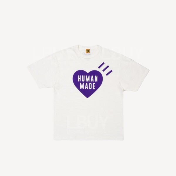 HUMAN MADE 福岡限定 Tシャツ WHITE L Human Made-Human made 福岡限定白色紫色短袖Tee T-Shirt