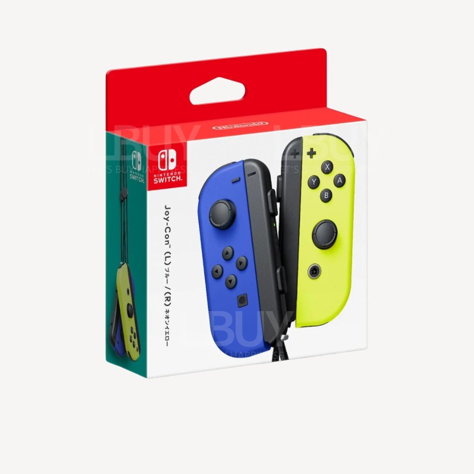 Switch Joy-Con 控制器配件 - 电光黄蓝色