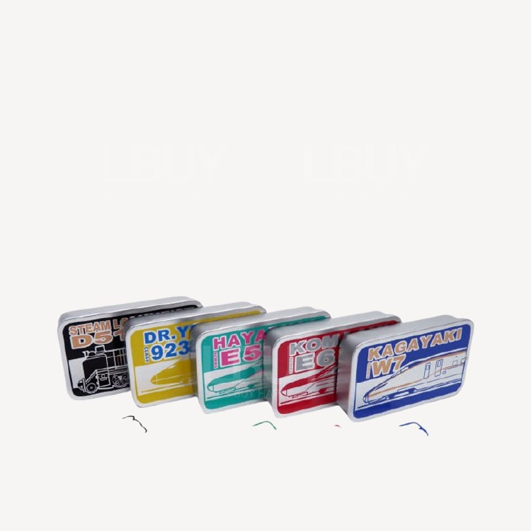 新幹線列車型萬字夾 (5盒裝)