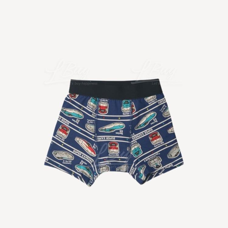 Shinkansen Boys Boxer Blue Colour (2 Pieces) (Size: 100-130)