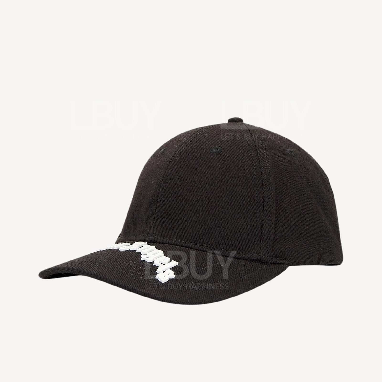 CURVED LOGO CAP BLACK WHITE PALM ANGELS SIZE CA