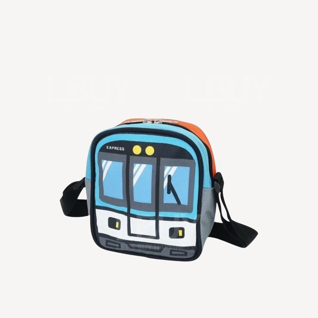 新幹線雙面斜揹袋