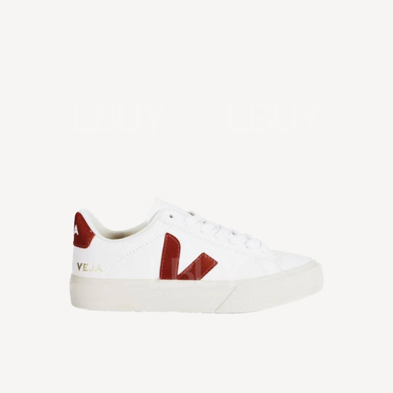 VEJA Campo 酒紅色Logo 小白鞋