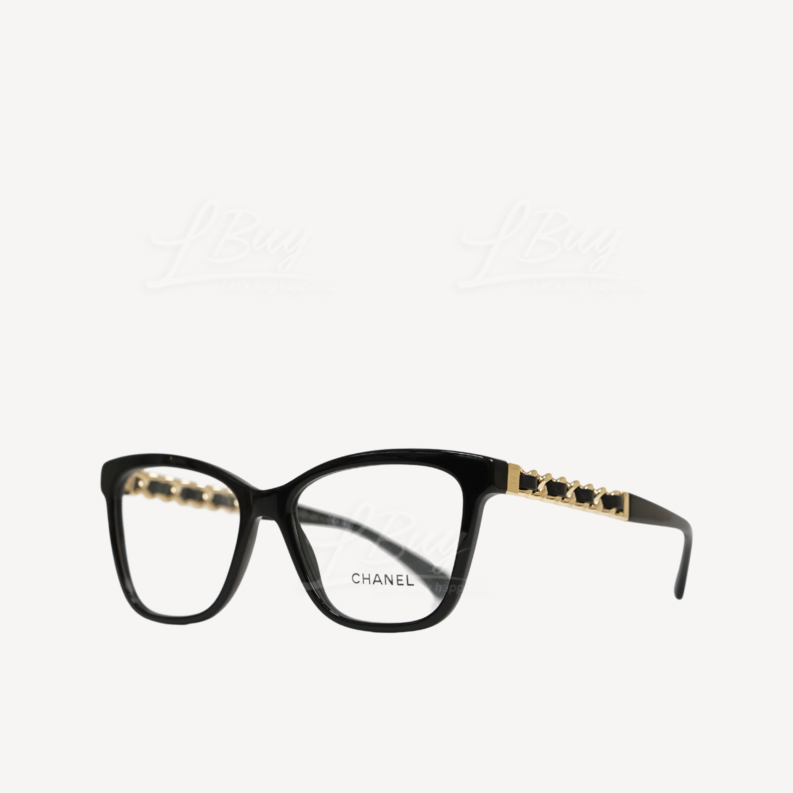 Chanel Leather Chain Square Eyeglasses 0CH3429Q