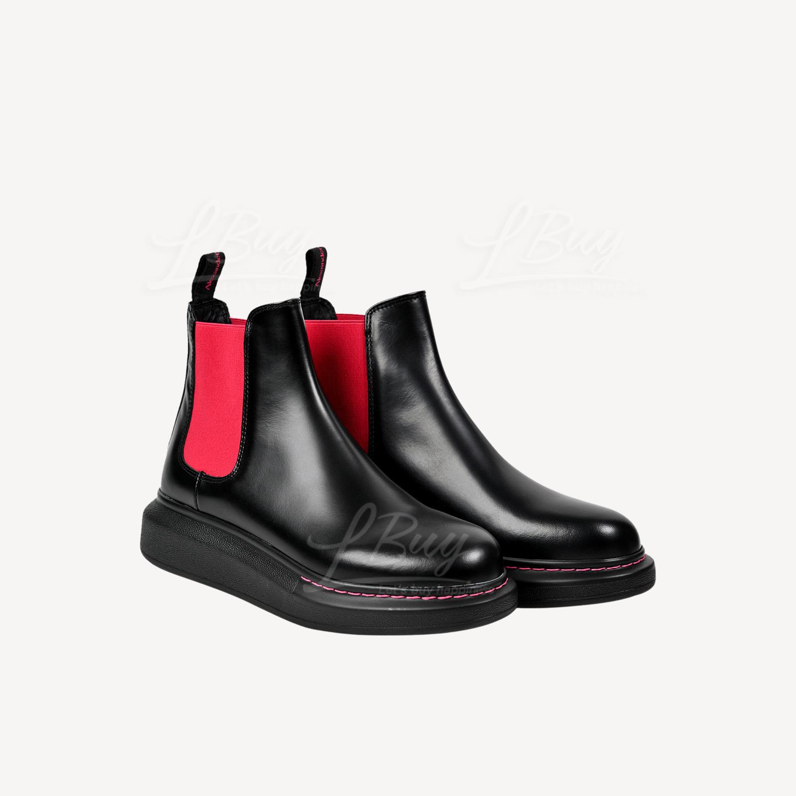 Alexander Mcqueen Chelsea Hybrid Ankle Boots