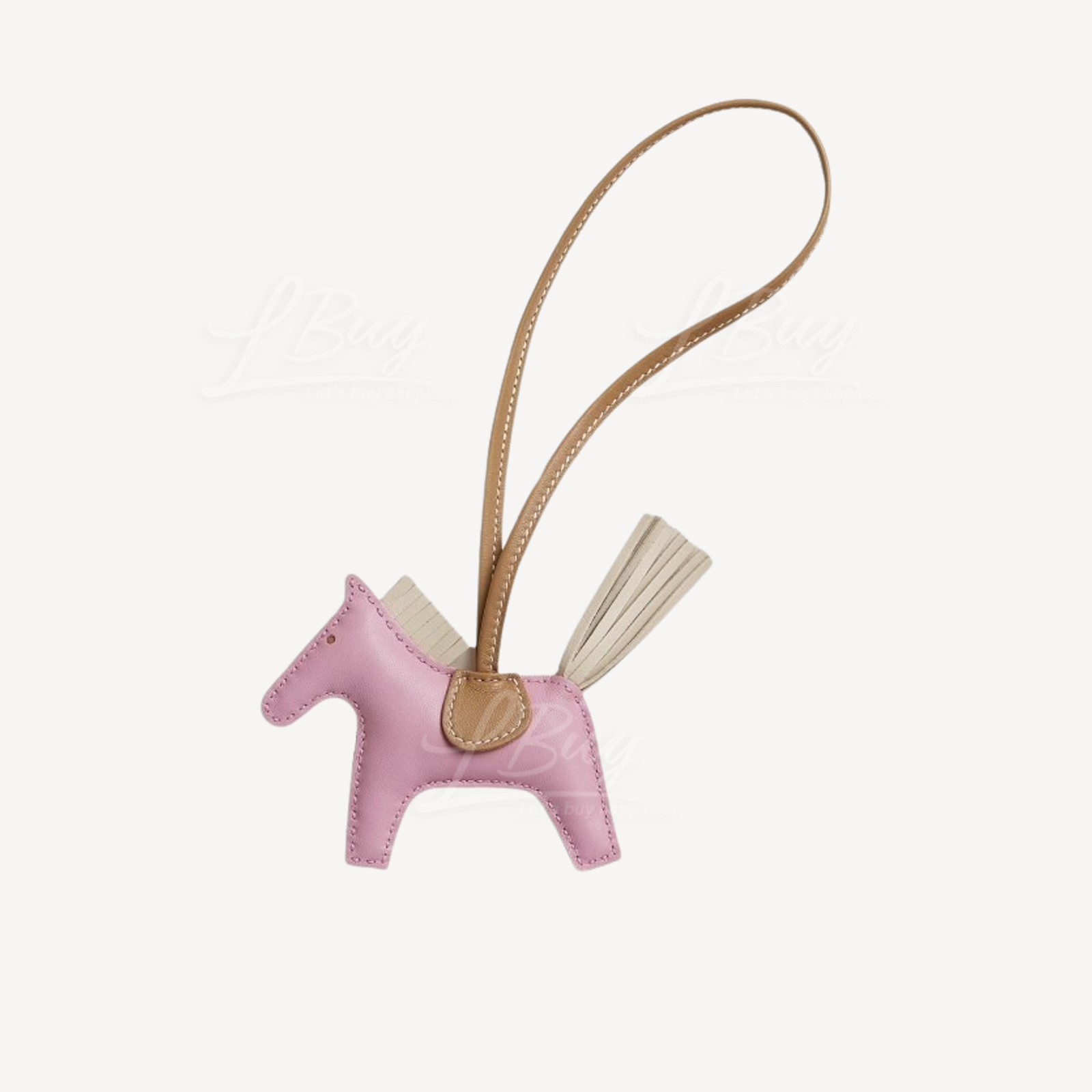 Hermes Rodeo PM Charm Mauve Sylvestre Chai Craie