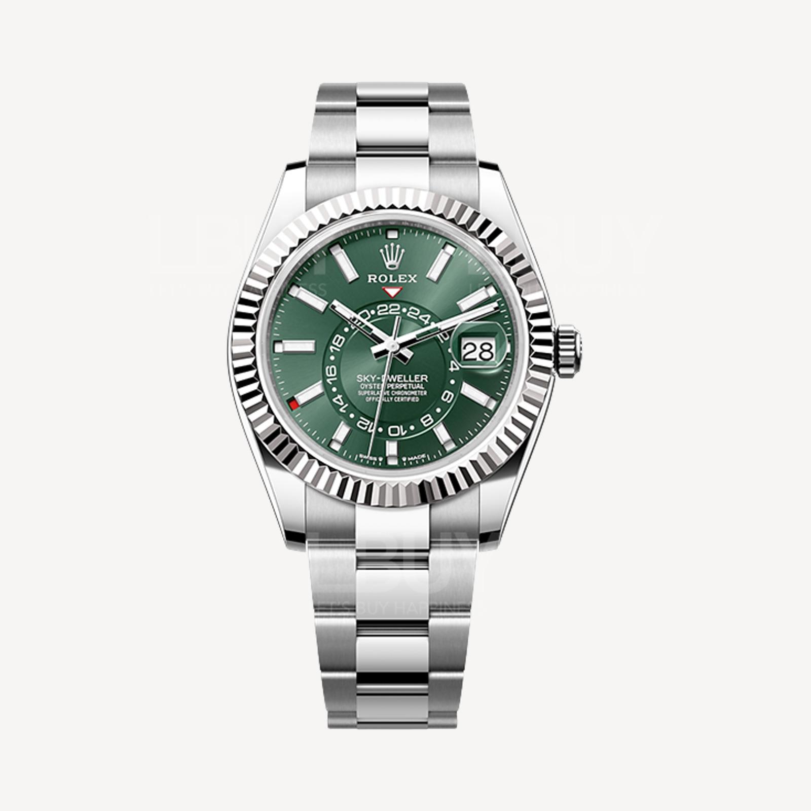 Rolex Sky-Dweller 336934-0001 Mint Green 腕錶