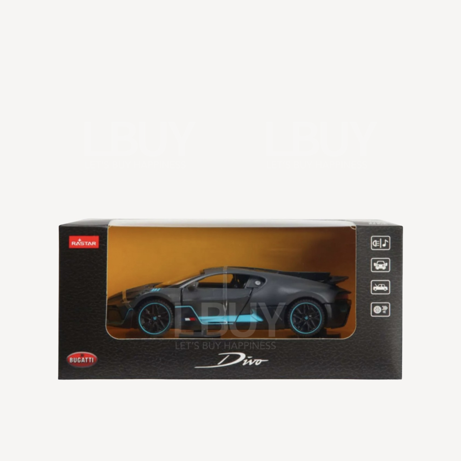 RC Die car 1:32 Bugatti Divo