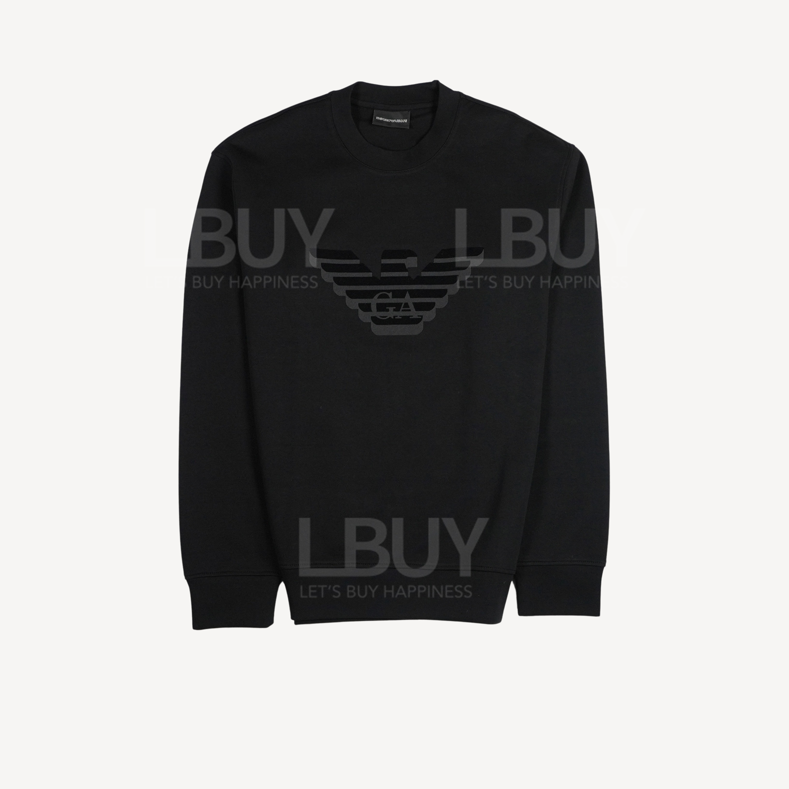 EA7 Emporio Armani 老鷹Logo 衛衣 黑色