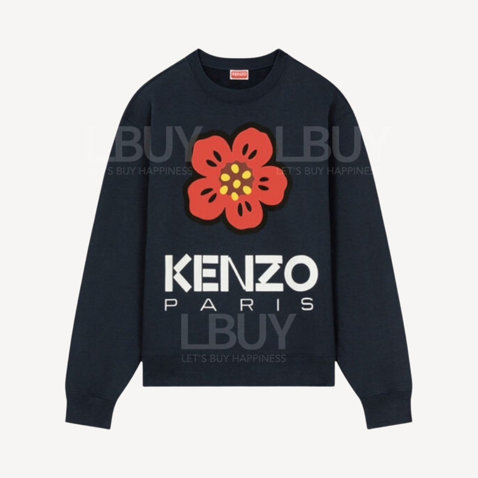 KENZO Boke Flower 深藍色衛衣 男裝 大碼