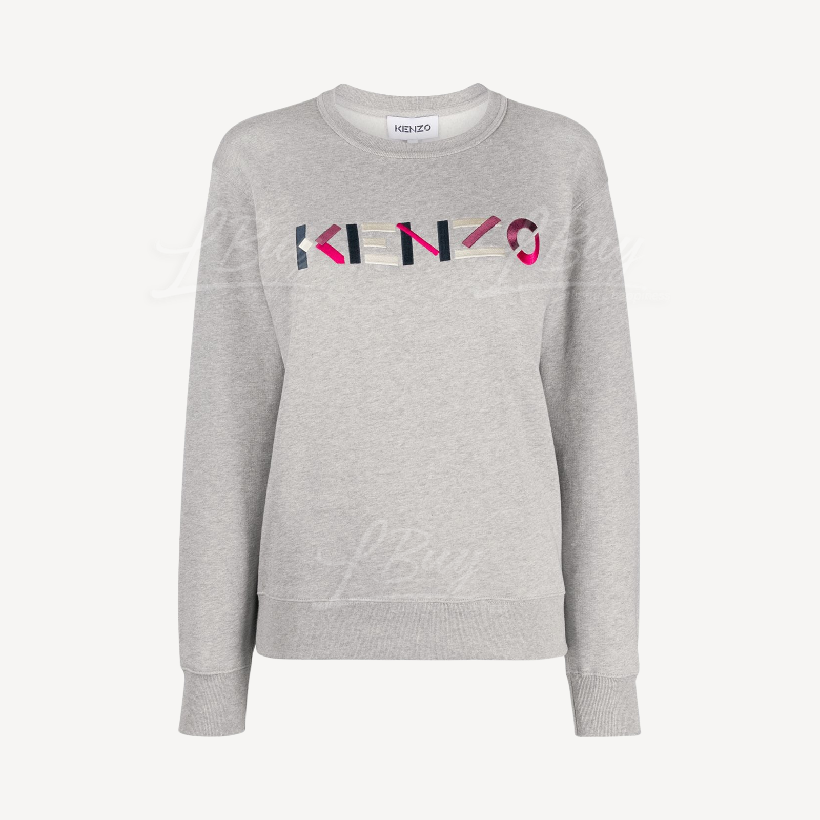 KENZO Women Logo Grey Sweatshirt