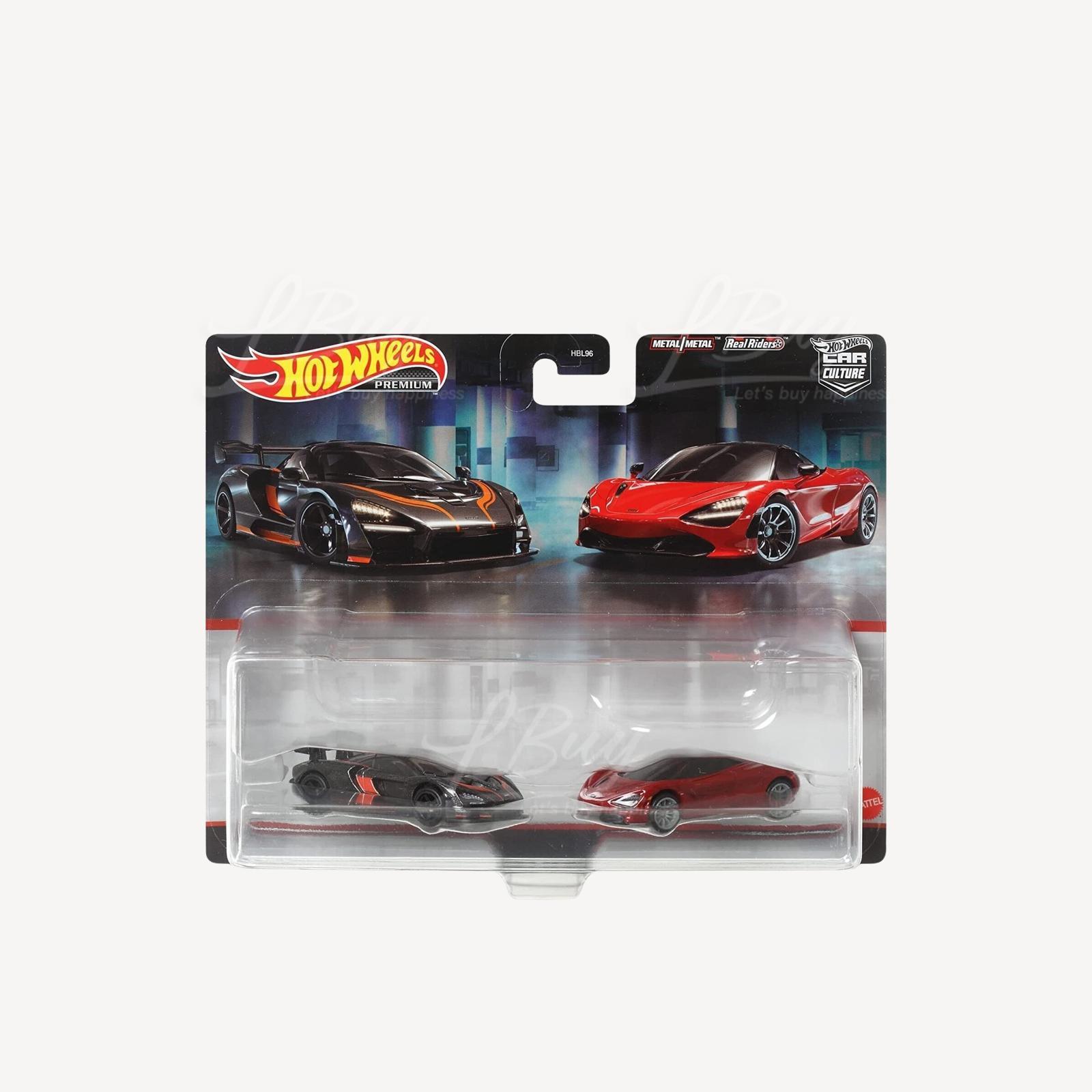 Hot Wheels Premium 2- Pack - McLaren Senna / McLaren 720S (Japanese version)
