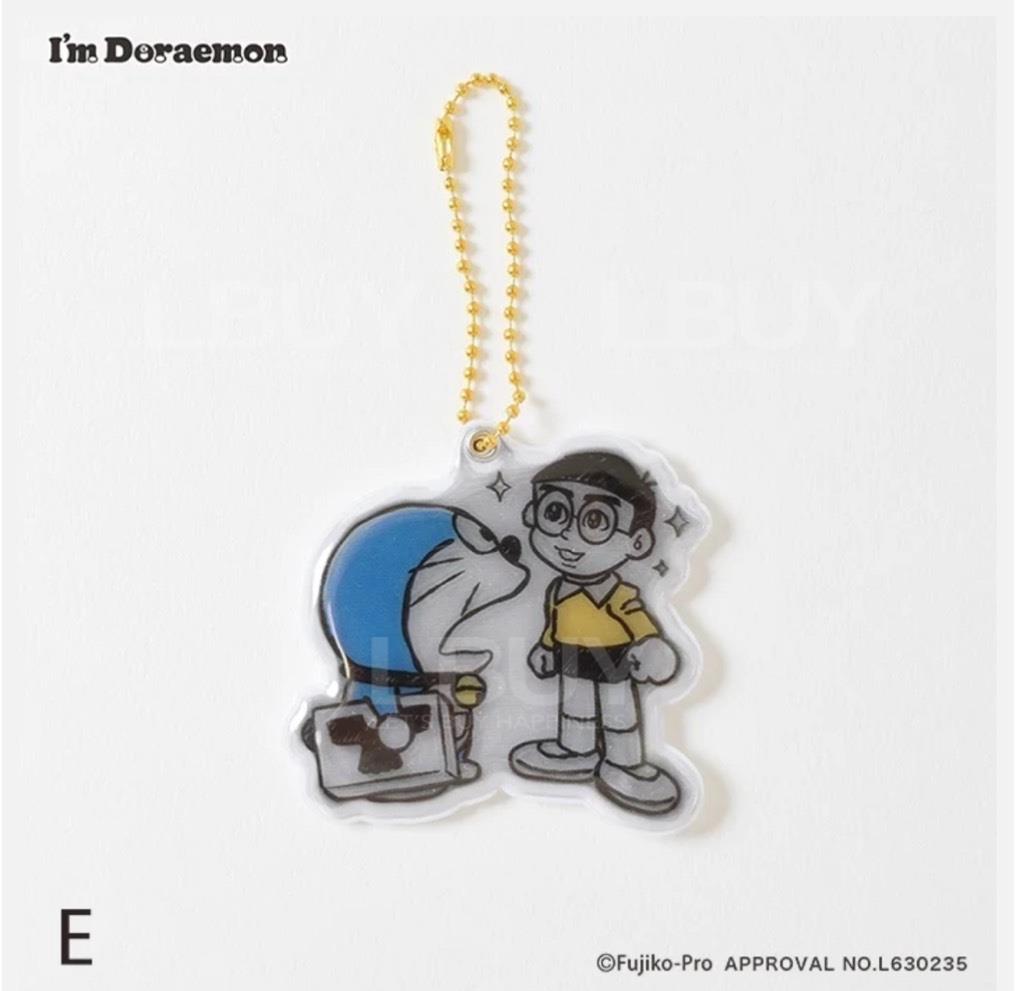 Flowering 多啦A夢光反射鎖匙扣-E款