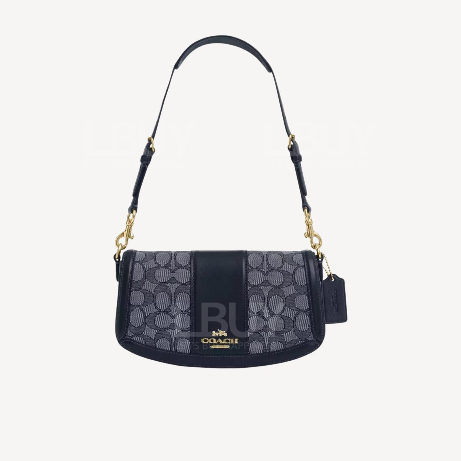 Coach Andrea Shoulder Bag In Signature Jacquard