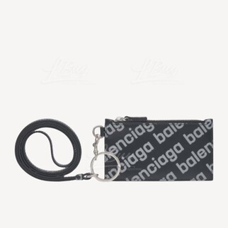 Balenciaga Logo 卡包附掛繩 594548