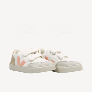 VEJA V-12 Kids 魔术贴休闲运动鞋 小白鞋 白色 多色 铂金