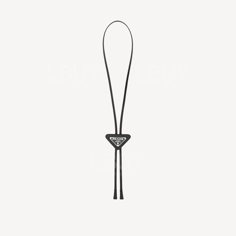 Prada Saffiano Leather Bolo Tie 2IC027