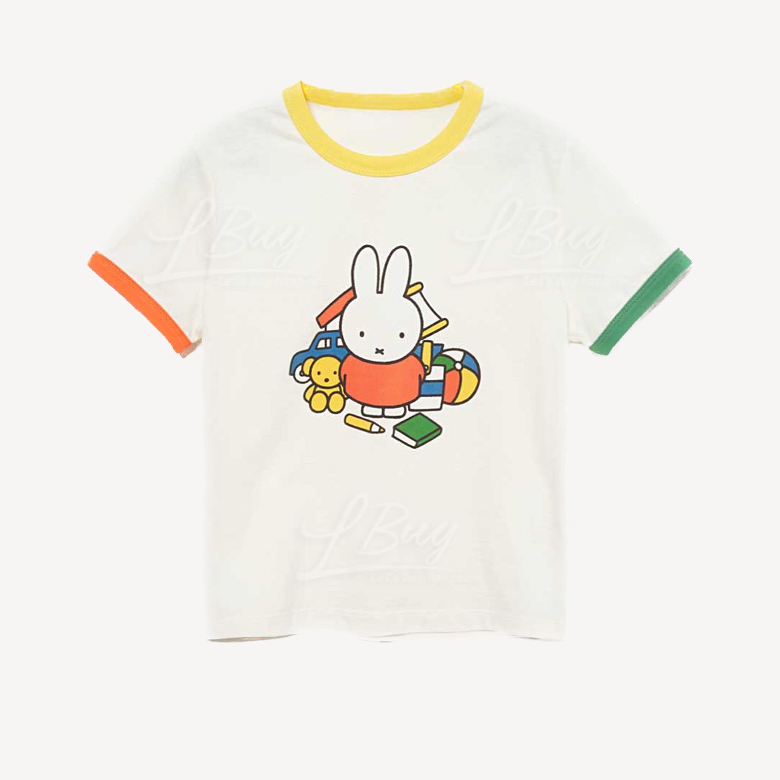 Graniph x Miffy Kids Short Sleeves Tee T-Shirt