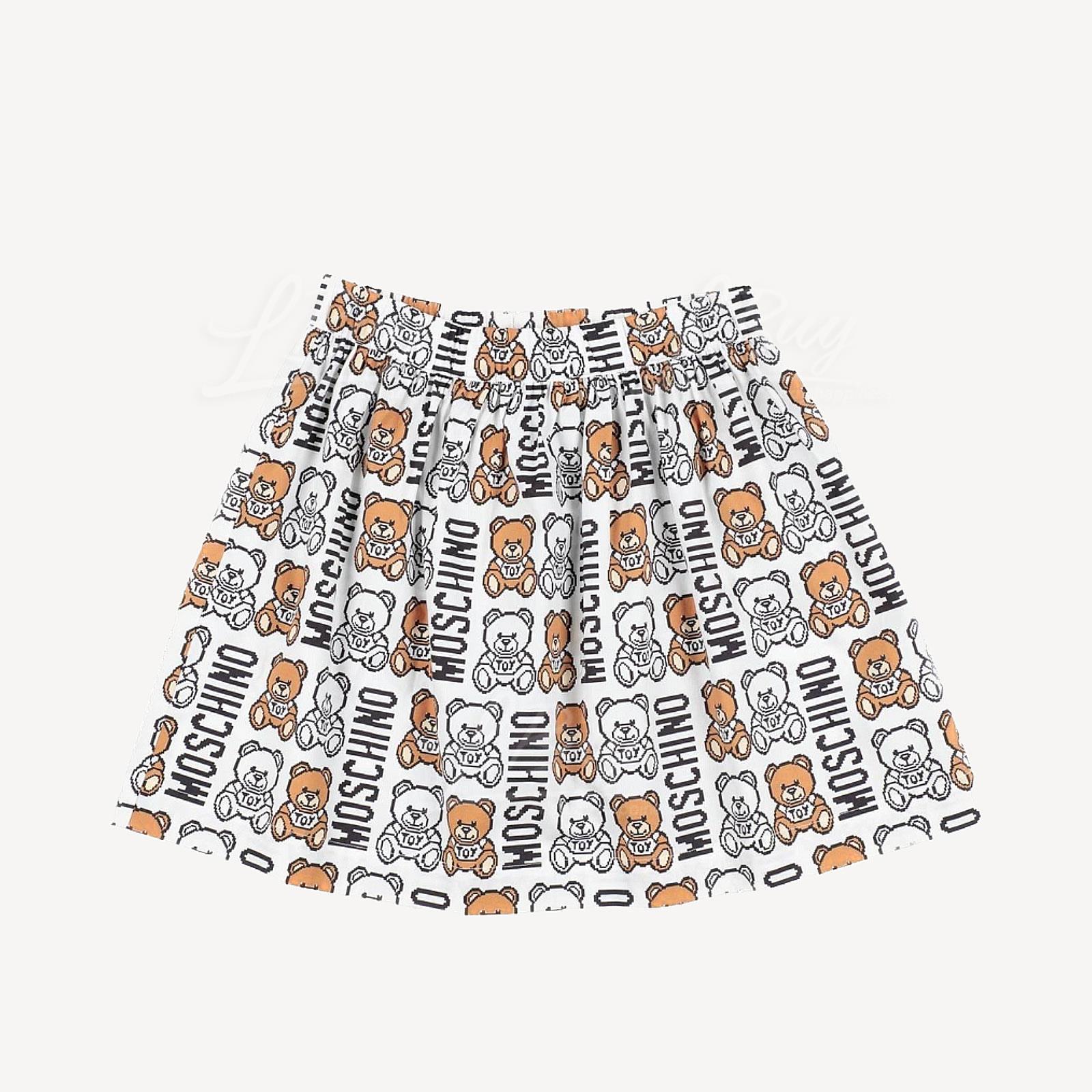 Moschino 棉質多熊仔橡筋腰圍半截裙