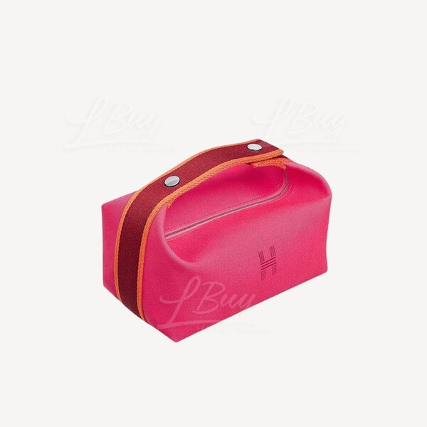 Hermès-Hermes Bride-a-Brac Case Hibiscus Small Model