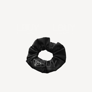 Prada Re-Nylon 髮圈 黑色1IF015