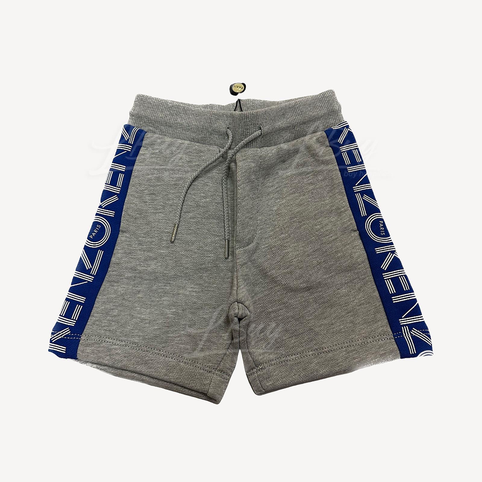 Kenzo Kids 灰色棉质短裤