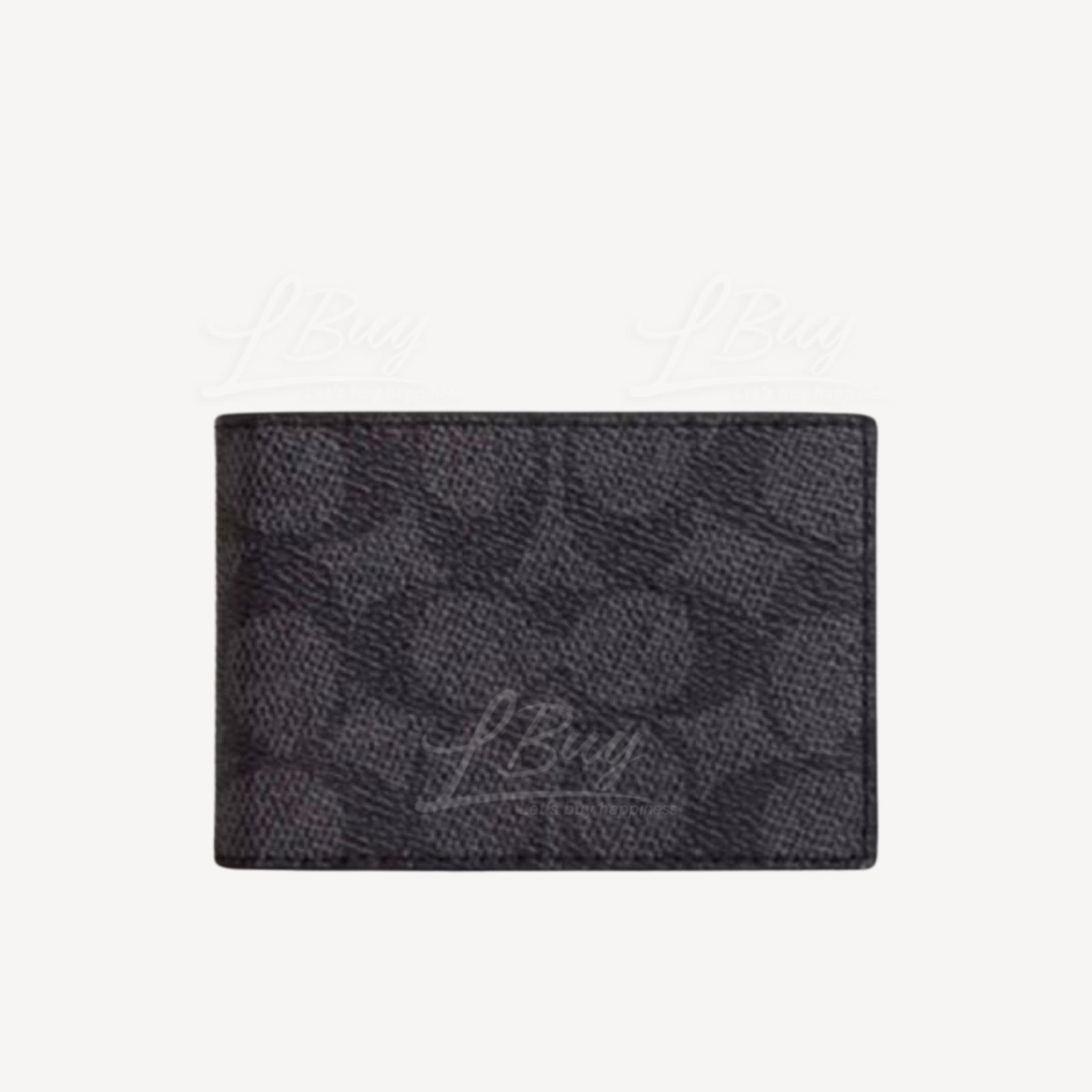 Coach Compact Billfold Wallet In Signature Canvas