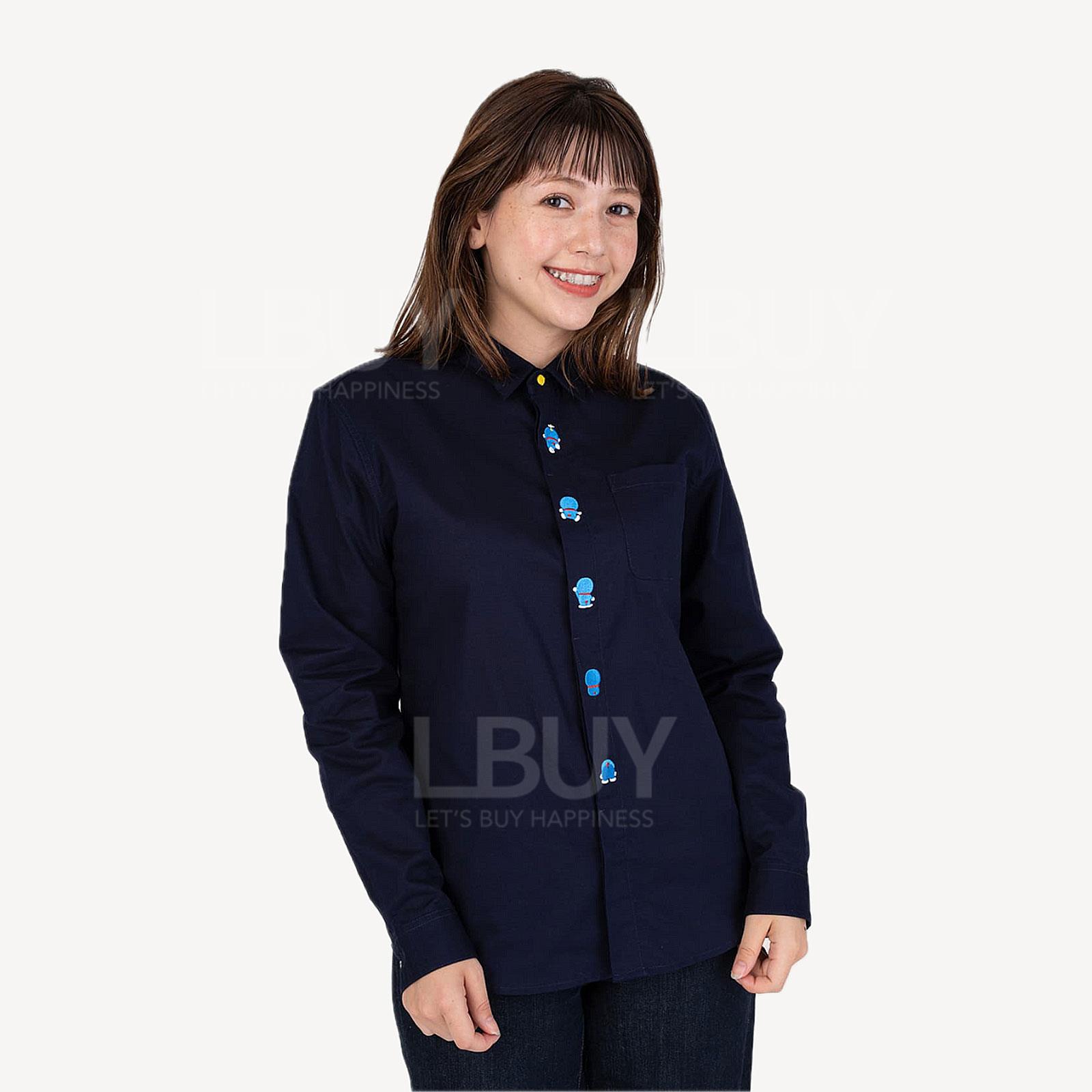 Graniph多啦A夢長袖恤衫(尺碼：M-L)