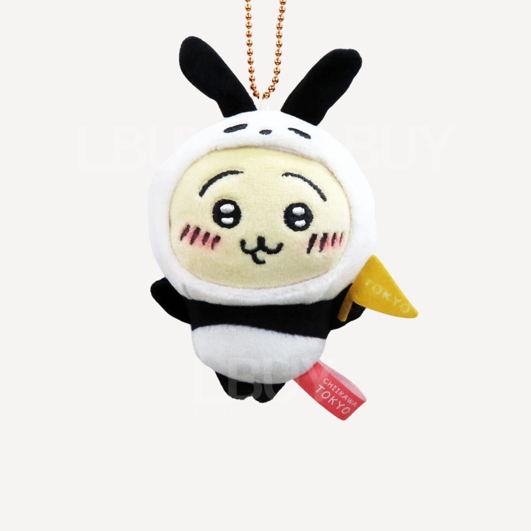 Chiikawa Tokyo Limited Usagi Rabbit Rabbit Panda Fur Doll Hanging