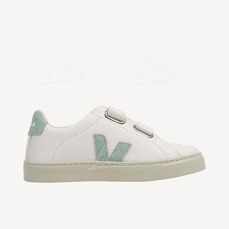 VEJA Esplar Kids 抹茶绿Logo  魔术贴休闲运动鞋 小白鞋
