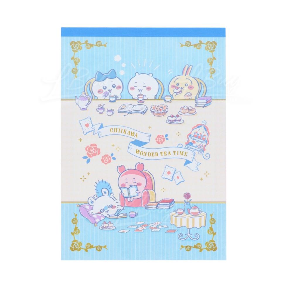 Chiikawa Wonder Tea Time Series A6 Memo Blue