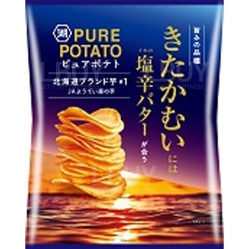 湖池屋 鹽味牛油薯片55g