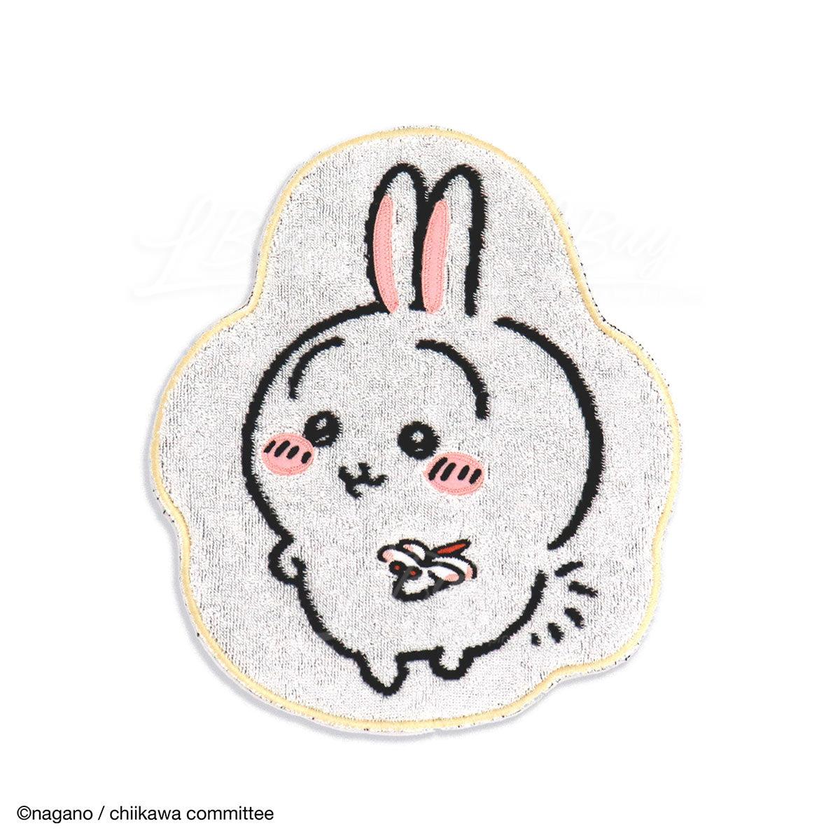 Chiikawa Art Museum die cut rabbit hand towel