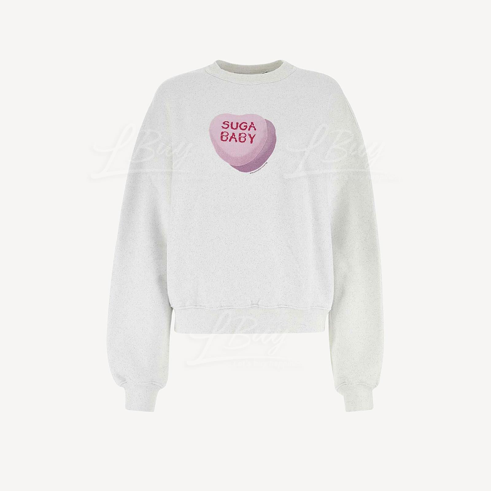 Alexander Wang Sugar Baby Sweatshirt White