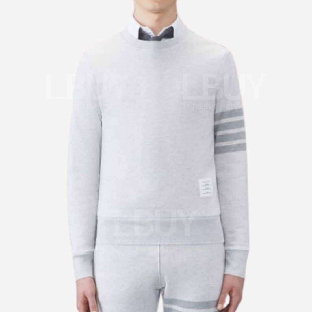 Thom Browne 4 Sweaters Light Grey MJT248P