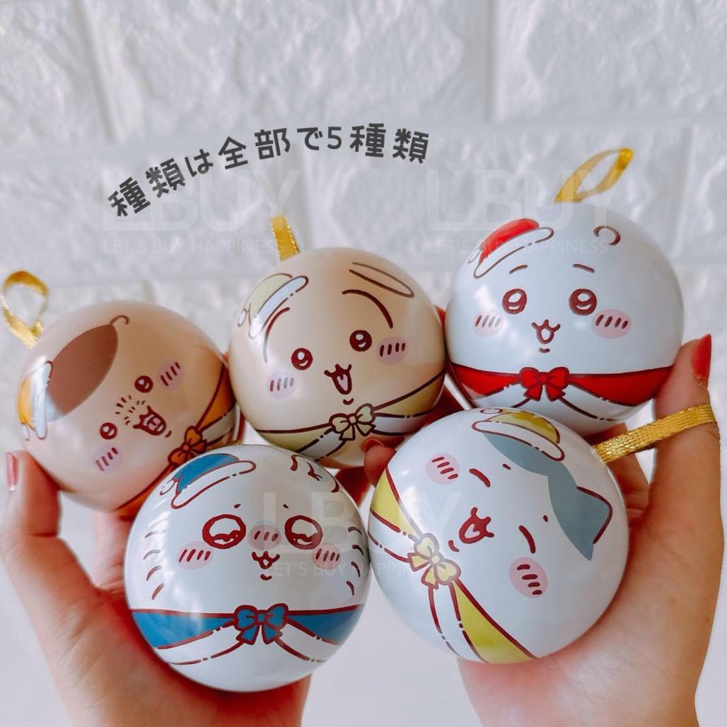 Chiikawa x Coca-Cola Christmas Ball Decoration with Sticker Chestnut