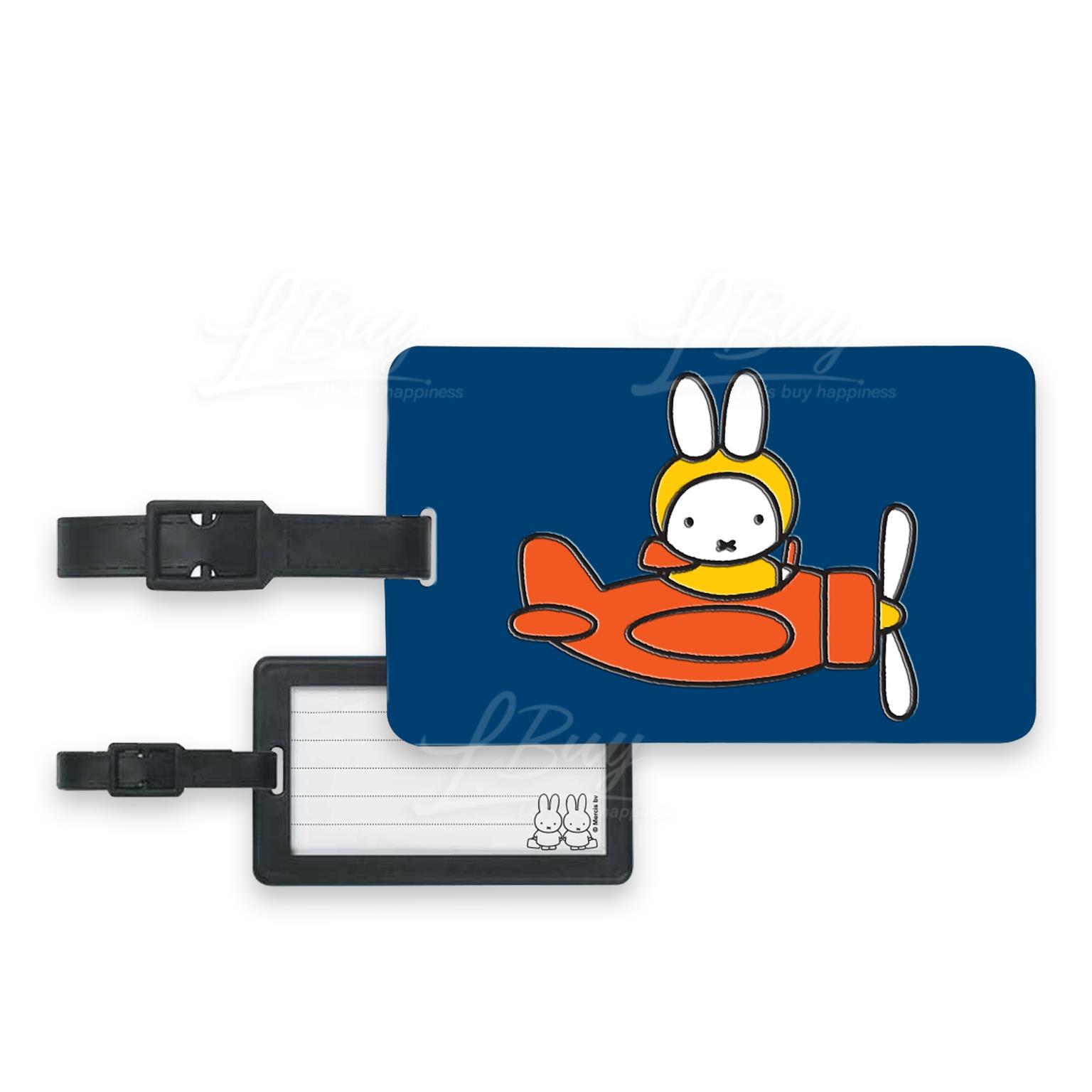 Miffy 荷兰限定公仔 飞机师行李牌