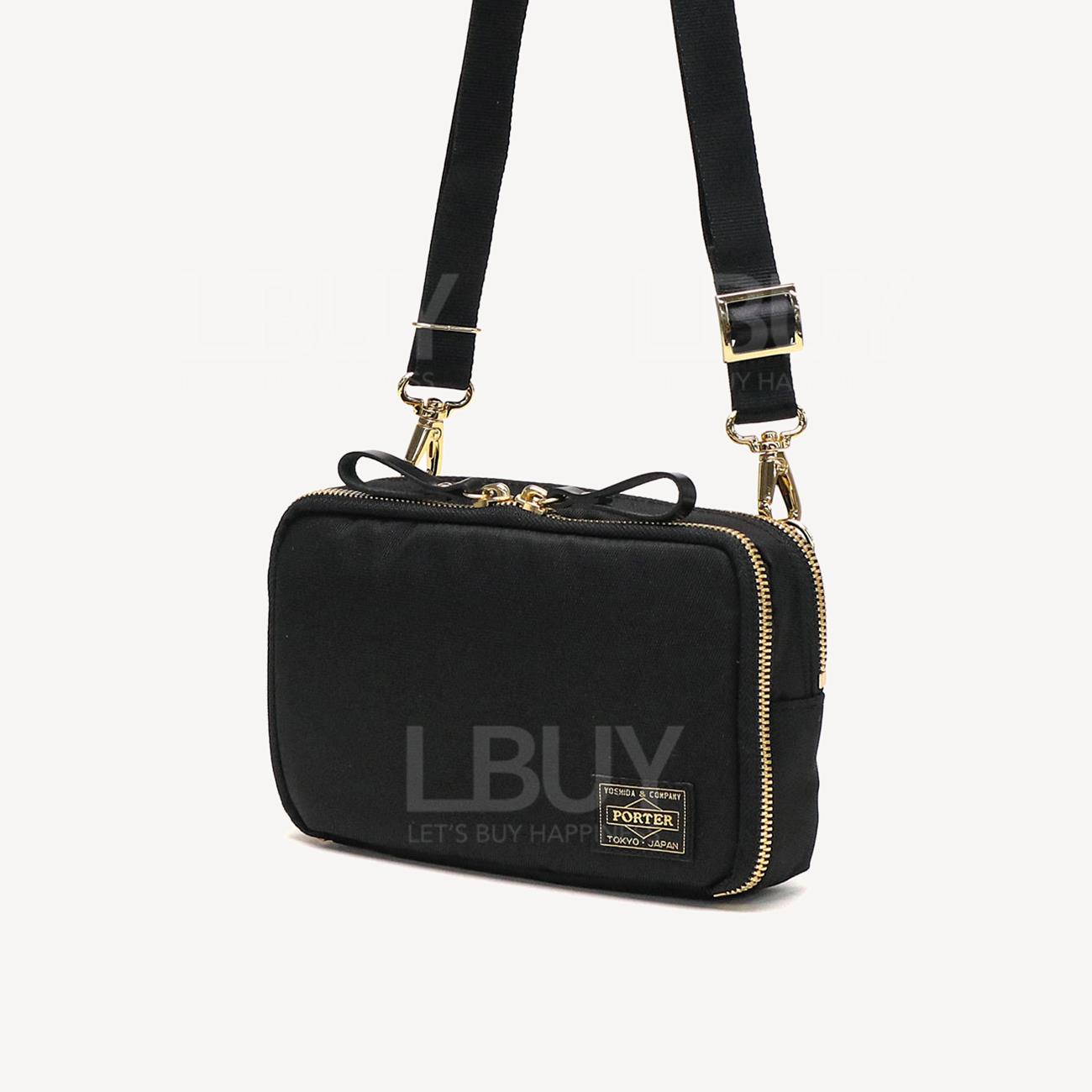 Porter-PORTER SHEA WALLET SHOULDER BAG日本製斜孭袋/銀包(黑色)