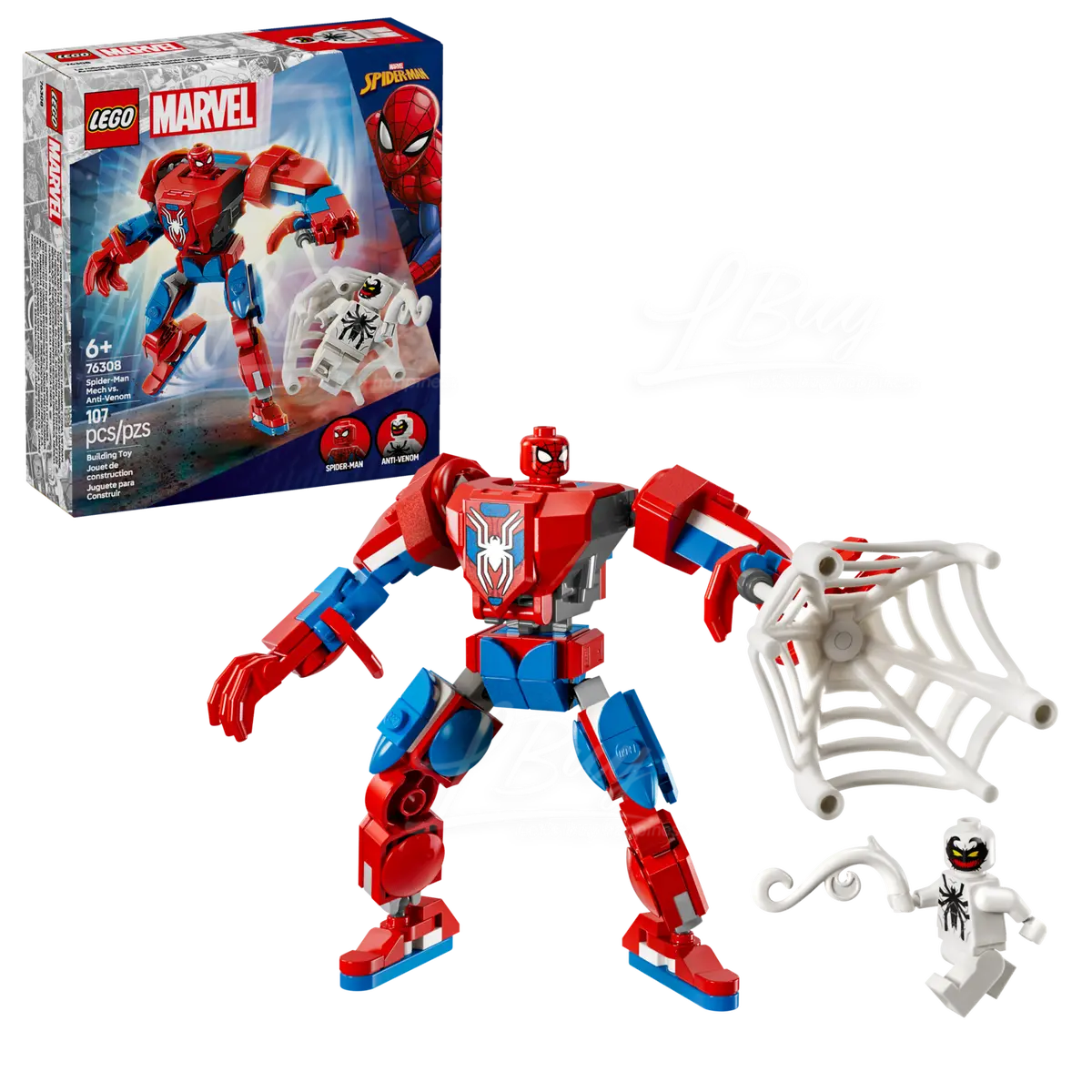 LEGO 76308 Marvel Spider-Man Mech vs. Anti-Venom 6+