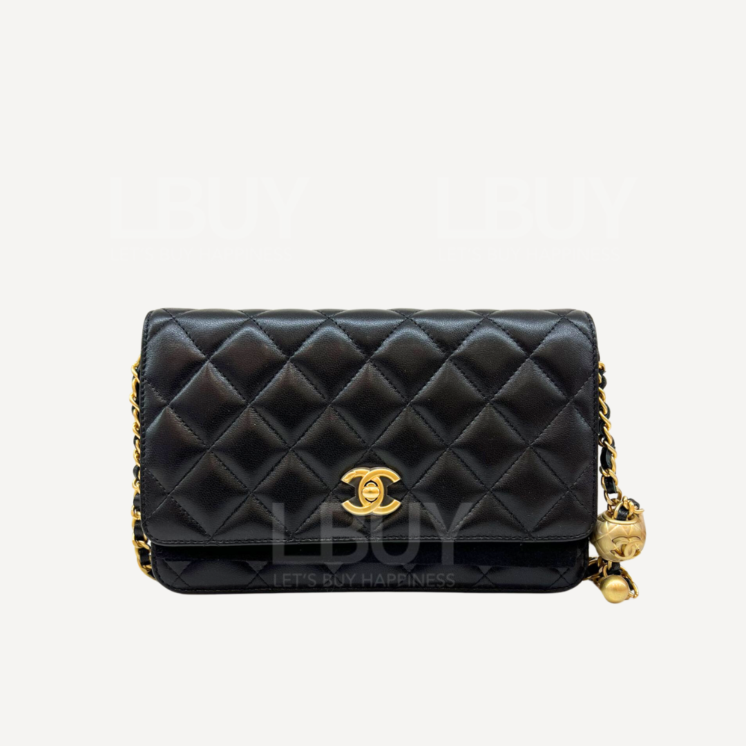 Chanel 小金球WOC链带包斜孭袋 黑色 AP1450