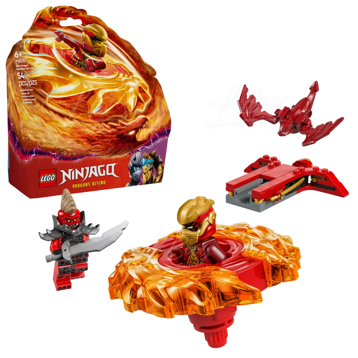 LEGO 71823 Ninjago 赤地的猛龍旋風忍術陀螺 6+