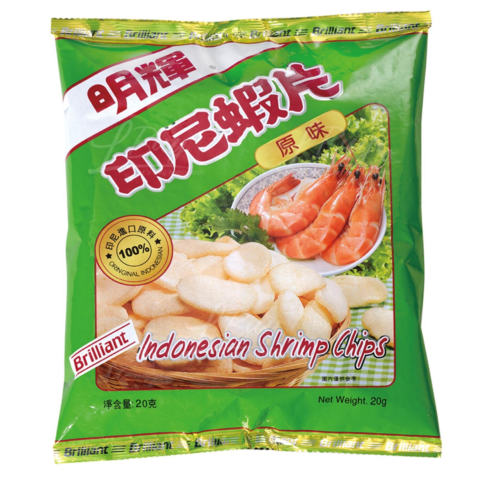 明輝 印尼原味蝦片(20克)