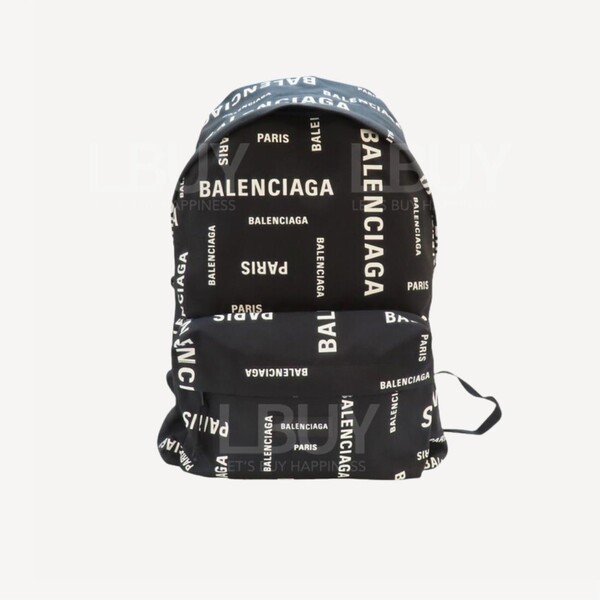 BALENCIAGA リュック バックパック オールレザー パンチングロゴ BALENCIAGA - バレンシアガ Bロゴ リュック バックパック 580026