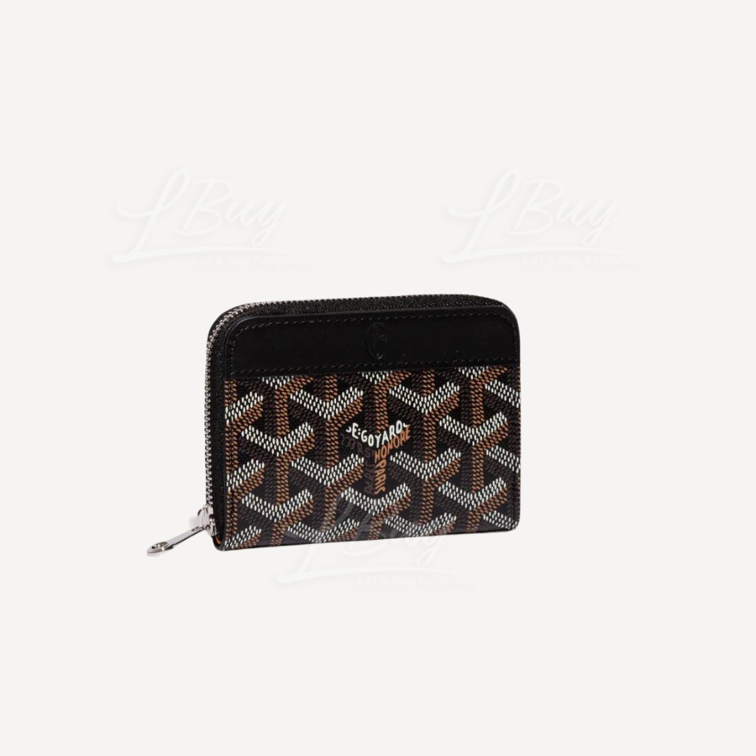 Goyard Matignon Wallet 拉炼短卡包 黑色