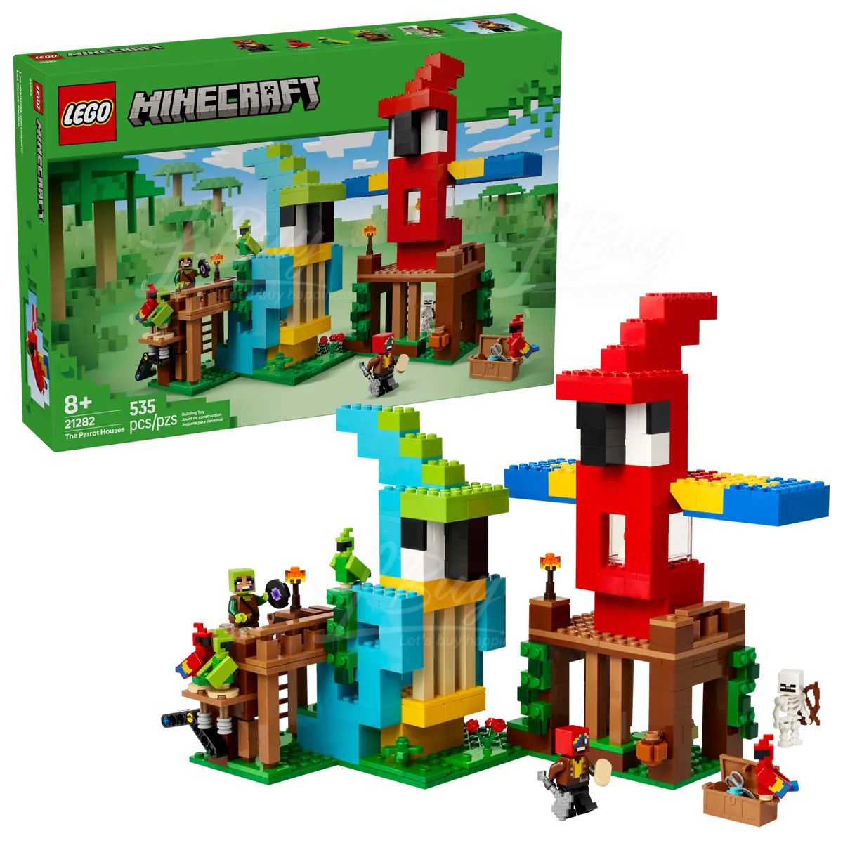 LEGO 21282 Minecraft The Parrot Houses 8+