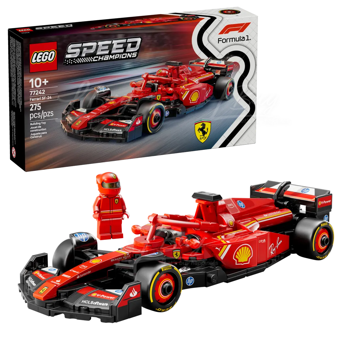 LEGO 77242 Speed Champions Ferrari SF-24 F1® Race Car 10+