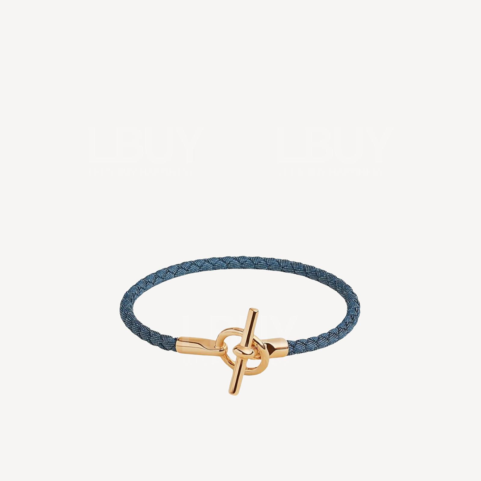 Hermes Glenan Jean bracelet Jean Brut 配金色